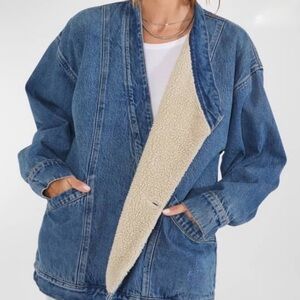 Erica Denim Sherpa-Lined Women's Jacket